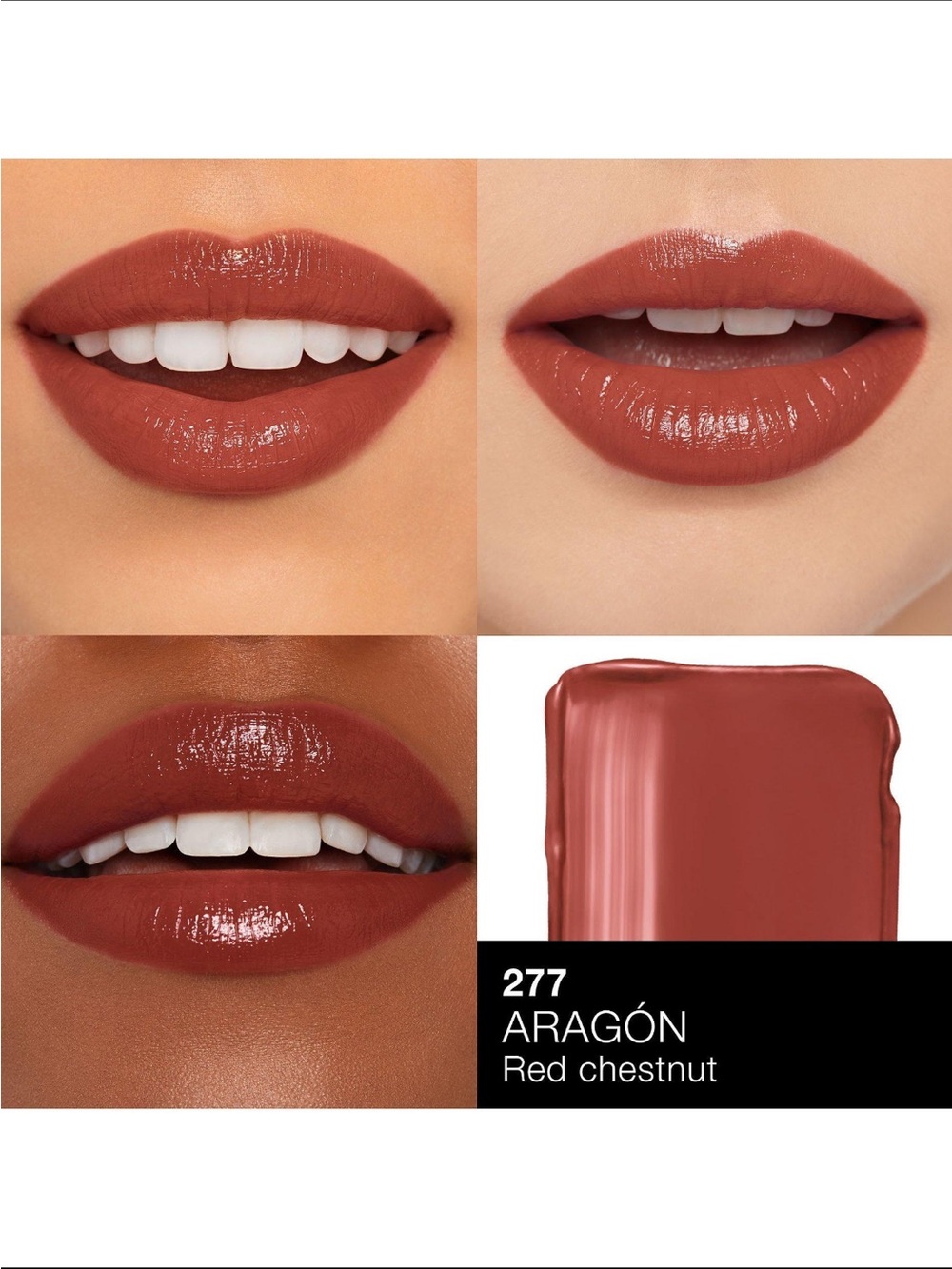 NARS 277 Aragón Red Chestnut Lipstick